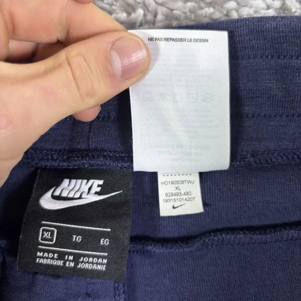 Nike Sportswear Optic Joggers Mens XL Navy Blue Activewear Training Gym Winter